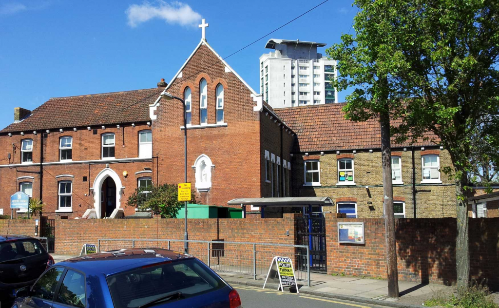 St Joseph's Catholic Church. Image of our linked school, Notre Dame.